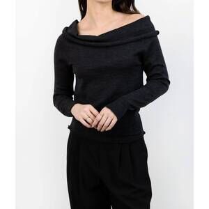 NEW DIARTE lumi sweater in charcoal